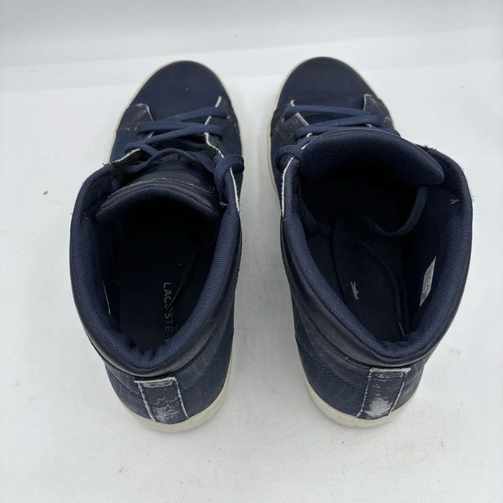 Lacoste Shoes‎ Mens Size 8.5 Straightset Navy Blue Sneakers